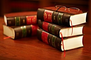 Picture of law books