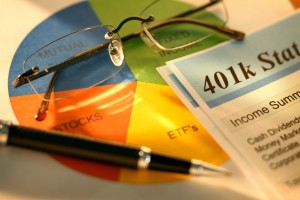 Picture of 401(k) asset allocation chart